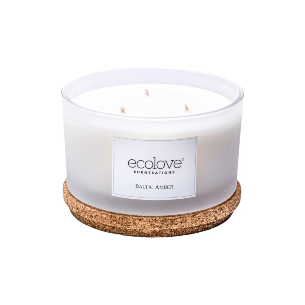 Candle 3 Wick Baltic Amber