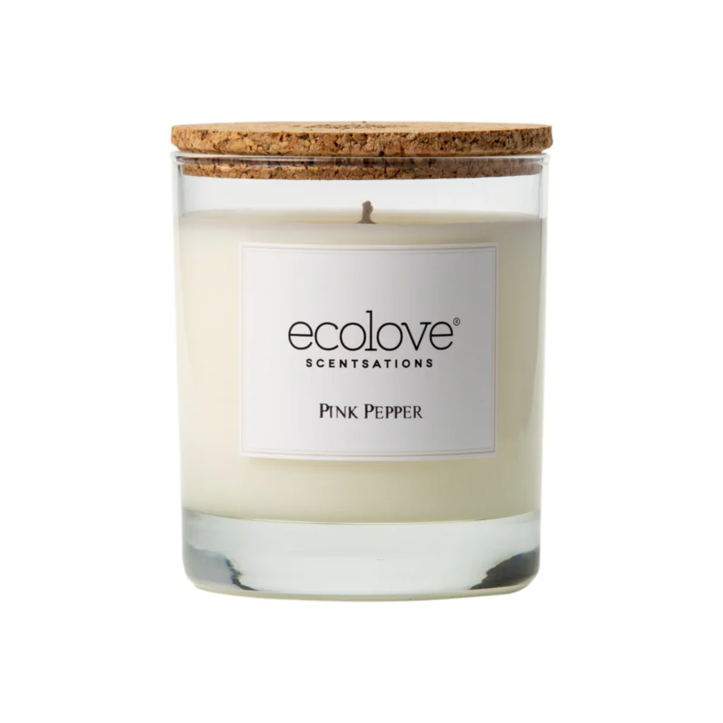 Candle Glass 220 Grs Pink Pepper